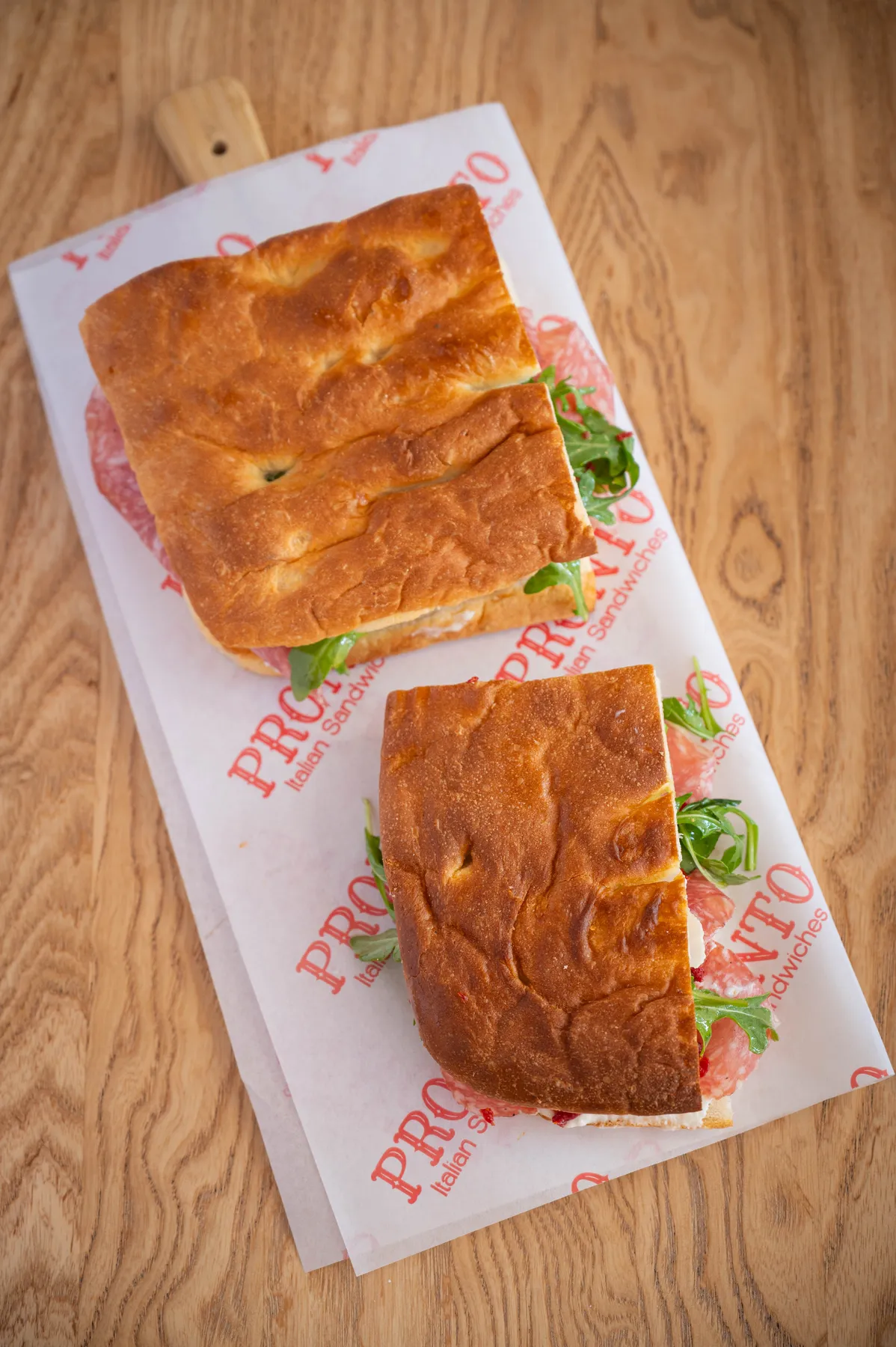 Delicious sandwich from Pronto Sandwiches